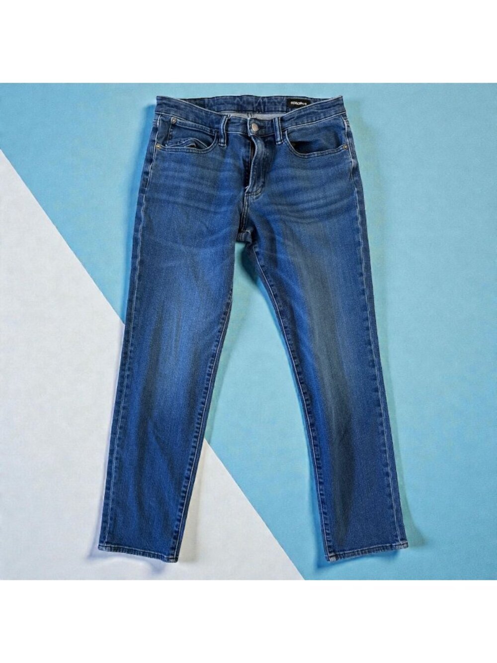 BONOBOS Men's Blue Denim Straight Leg Jeans Size 31/32